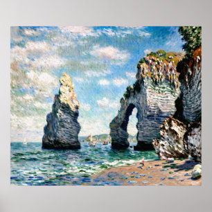 The Cliffs at Étretat Poster