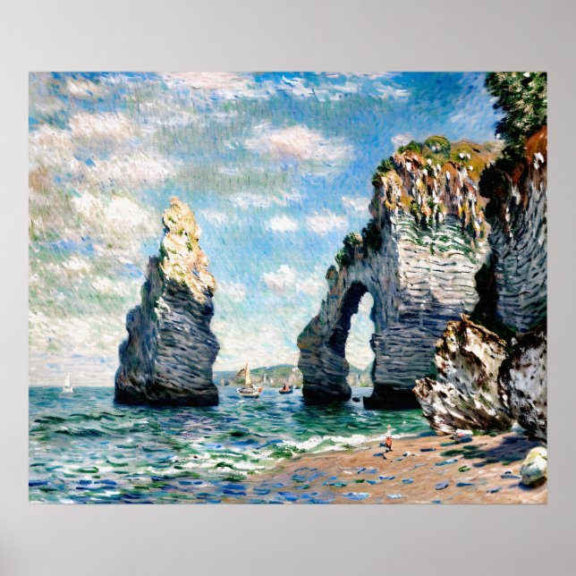 The Cliffs at Étretat Poster (Front)