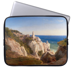The Cliffs of the Island of Mon by Louis Gurlitt Laptop Sleeve