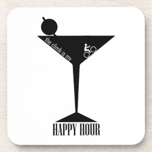 The Climb Is My Happy Hour Coaster