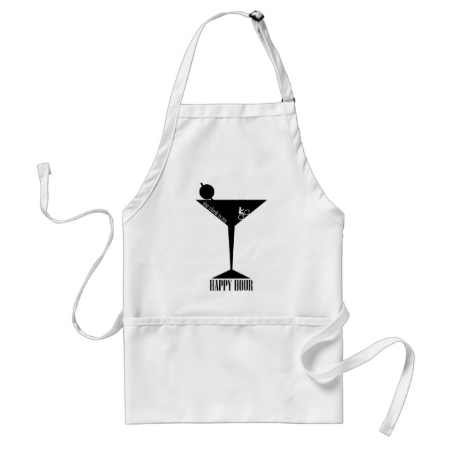 The Climb Is My Happy Hour Standard Apron (Front)