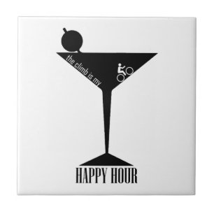 The Climb Is My Happy Hour Tile
