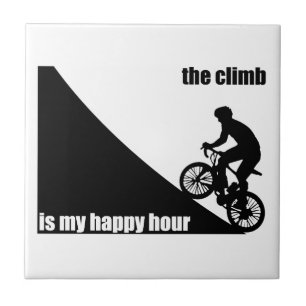 The Climb Is My Happy Hour Tile