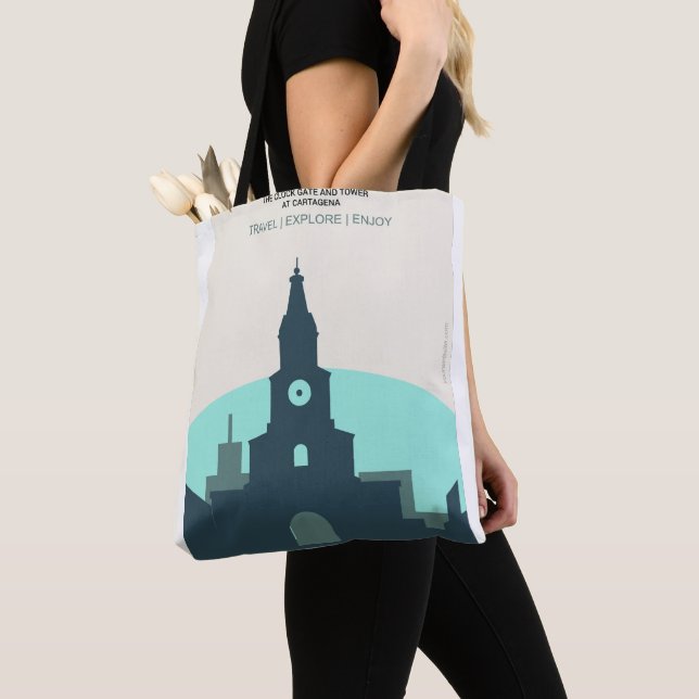 The Clock gate  Tote Bag (Close Up)
