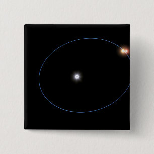 The clockwork-like orbits of a triple-star syst 15 cm square badge