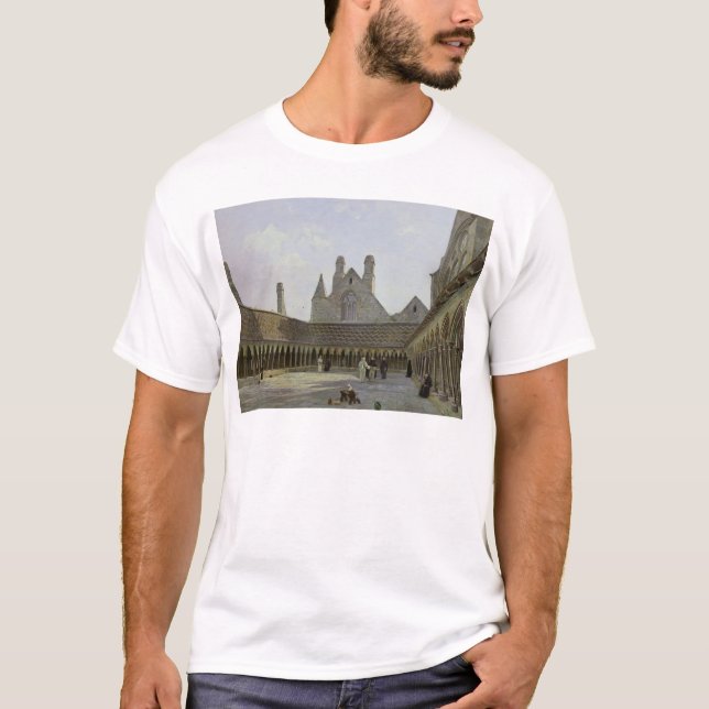The Cloister of Mont Saint-Michel T-Shirt (Front)