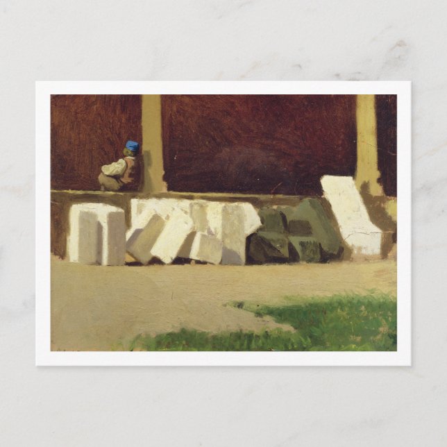 The Cloister (oil on canvas) Postcard (Front)