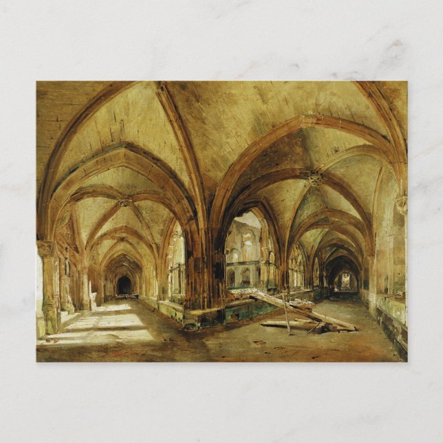The Cloisters of St. Wandrille, c.1825-30 Postcard (Front)