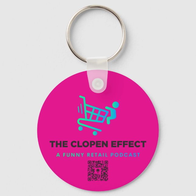 The Clopen Effect Keychain (Front)