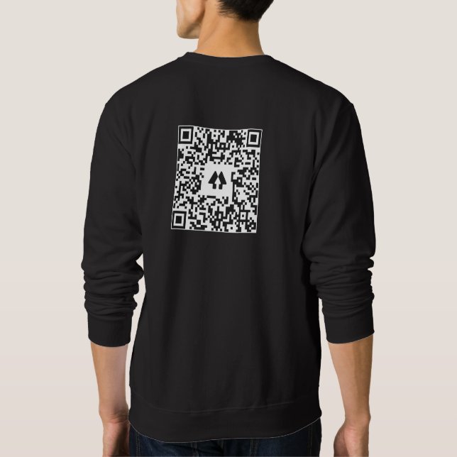 The Clopen Effect QR code  Sweatshirt (Back)