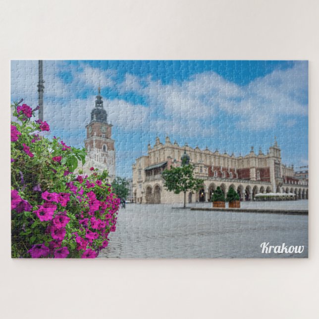 The Cloth Hall in main square in Krakow, Poland Jigsaw Puzzle (Horizontal)