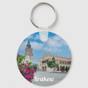 The Cloth Hall in main square in Krakow, Poland Key Ring