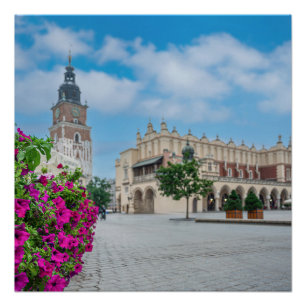 The Cloth Hall in main square in Krakow, Poland Poster
