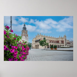 The Cloth Hall in main square in Krakow, Poland Poster
