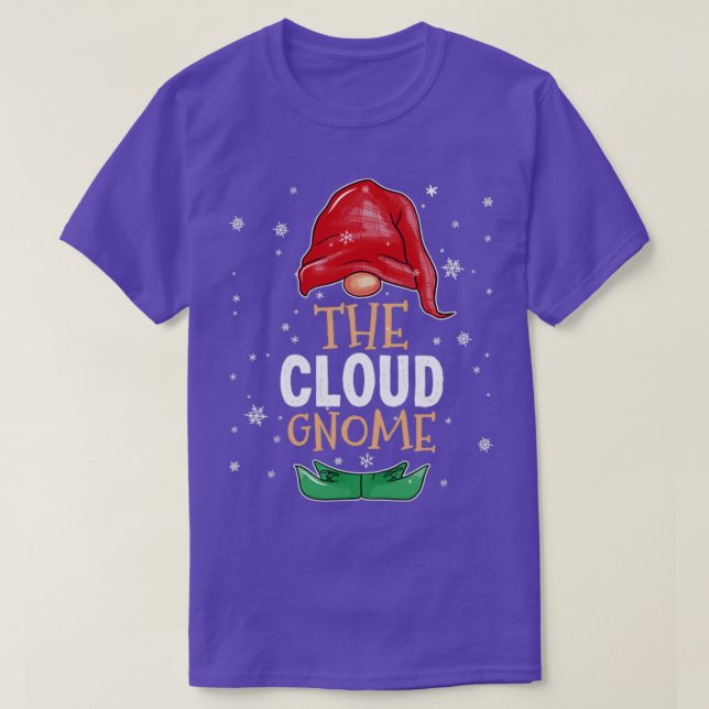 The cloud Gnome Family Matching Christmas Outfit 2 T-Shirt (Design Front)