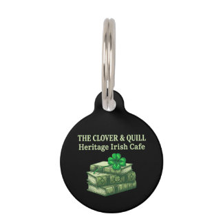 The Clover & Quill: Heritage Irish Cafe Celtic  Pet Tag