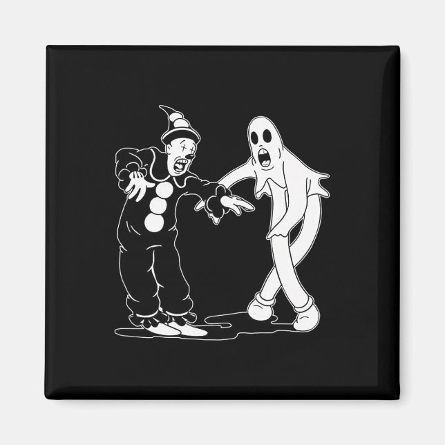 The Clown And Ghost Dancing  Magnet (Front)