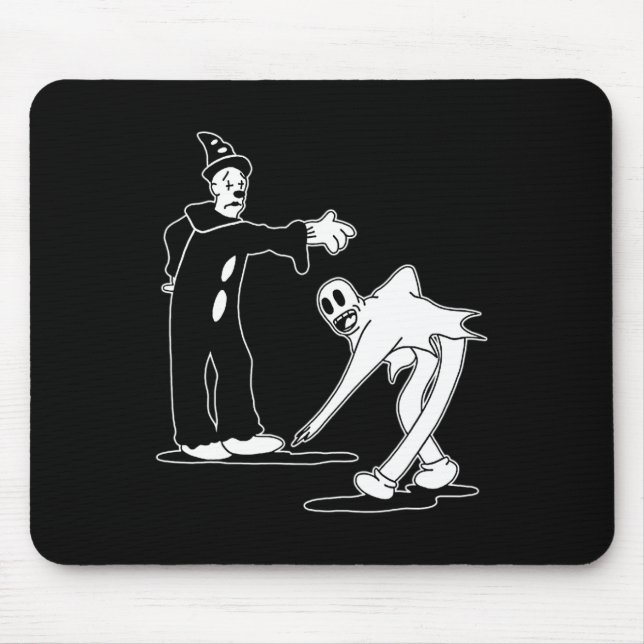 The Clown Ghost Magic Dance  Mouse Pad (Front)