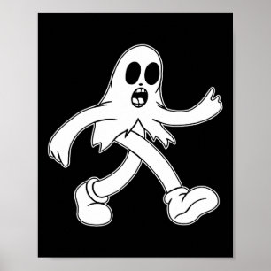 The Clown Ghost Sheet Ghost Poster