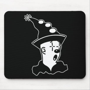 The Clown Ghost Surprised Mouse Pad