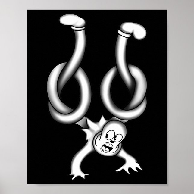 The Clown Ghost Twisted Up  Poster (Front)