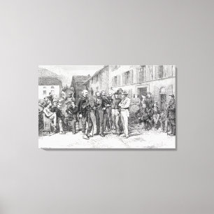 The Club Room of Zermatt in 1864, from 'The Ascent Canvas Print