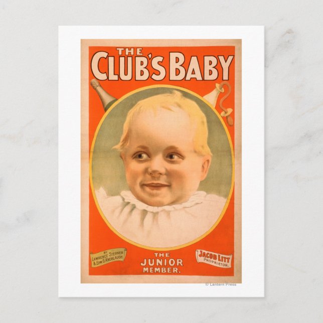 The Club's Baby Theatrical Poster Postcard (Front)