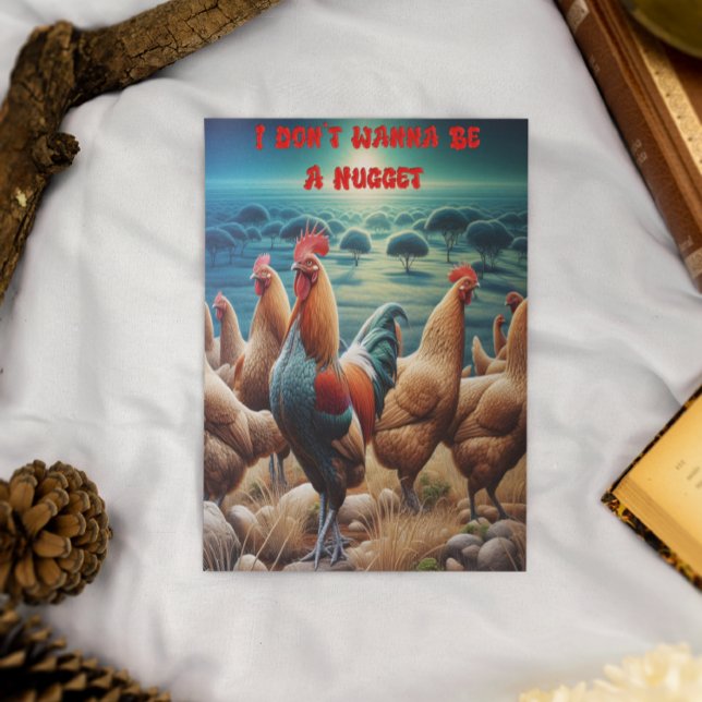 The Clucking Commune in the Meadow Postcard (Creator Uploaded)