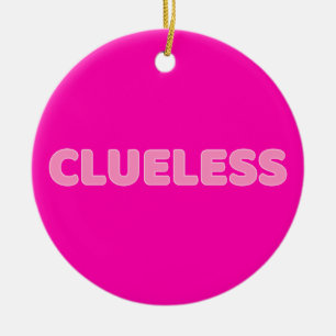 The Clueless Ceramic Tree Decoration