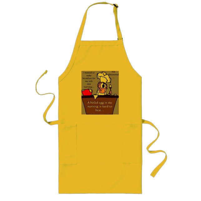 "The Clueless Cook Apron" Long Apron (Front)