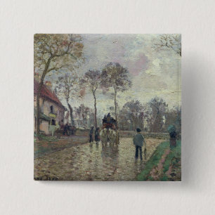 The Coach to Louveciennes, 1870 15 Cm Square Badge