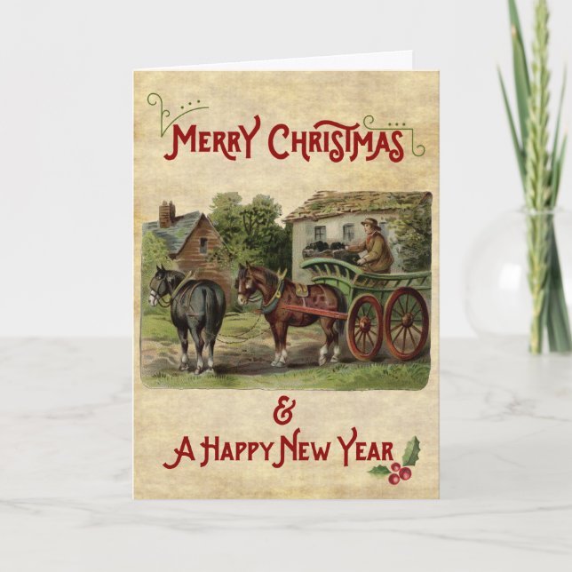 The Coalman Christmas & New Year Card (Front)