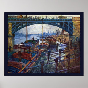 The Coalmen by Claude Monet Poster