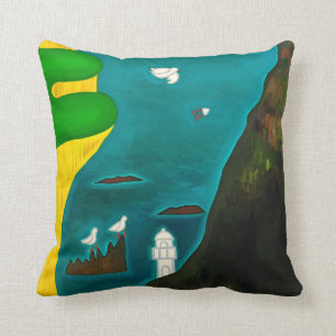 The Coast of England 2010 Cushion