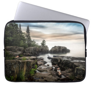 The Coast of Lake Superior Minnesota Laptop Sleeve