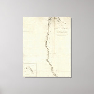 The Coast of North West America Canvas Print