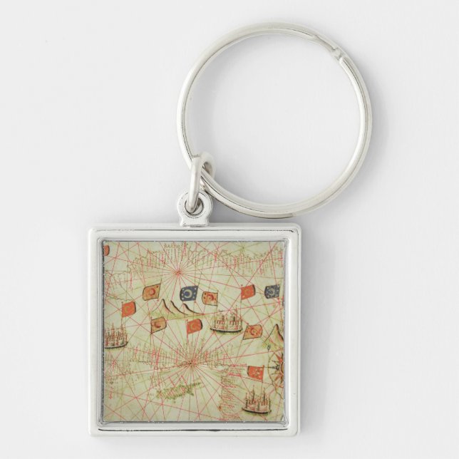 The Coast of Turkey and Cyprus Key Ring (Front)