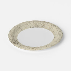 The Coast of West Florida and Louisiana Paper Plate