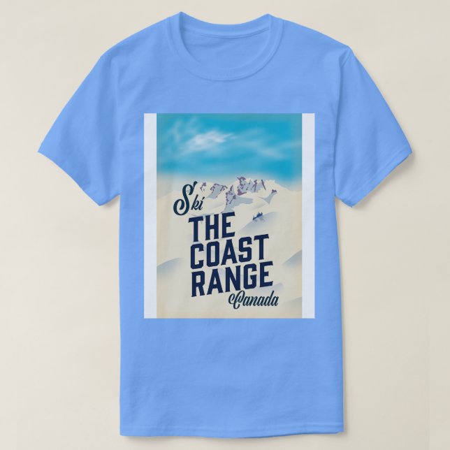 The Coast Range Canada Ski poster T-Shirt (Design Front)