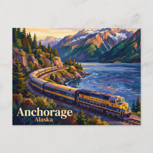 The Coastal Classic (Alaska Railroad) USA Postcard