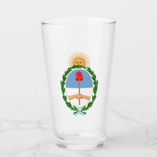 The coat of arms of Argentina Glass