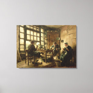 The Cobblers, 1880 Canvas Print