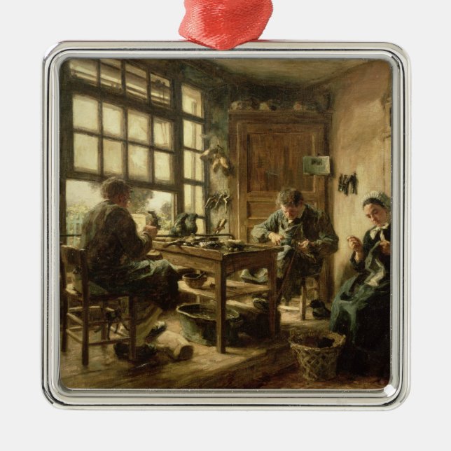 The Cobblers, 1880 Metal Tree Decoration (Front)