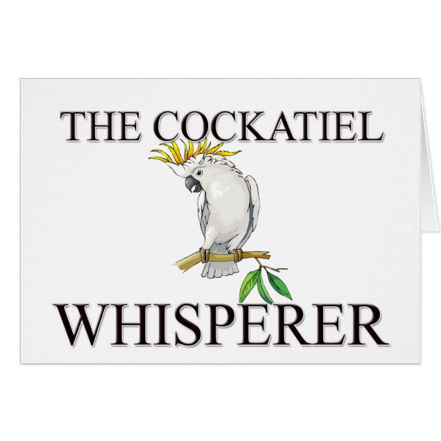 The Cockatiel Whisperer (Front Horizontal)