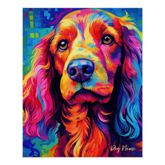 The Cocker Spaniel Dog 005 - Zetton Ziana Poster