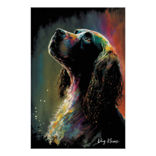 The Cocker Spaniel Dog - Composition 005 Poster