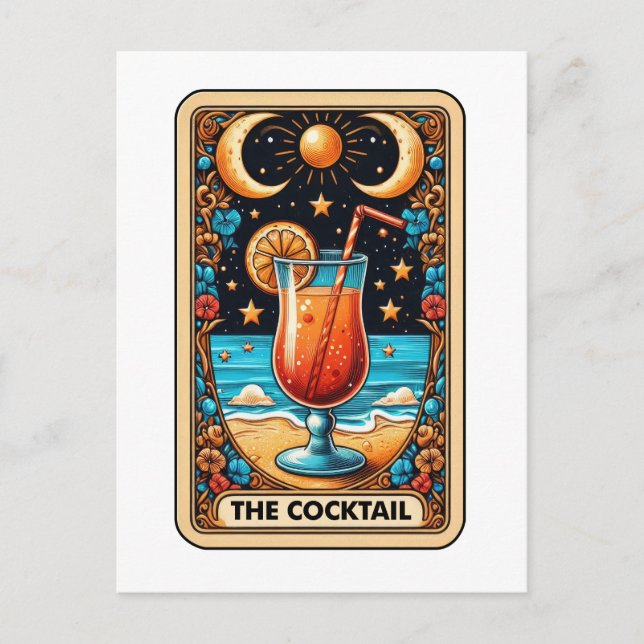 The Cocktail Tarot Card (Front)
