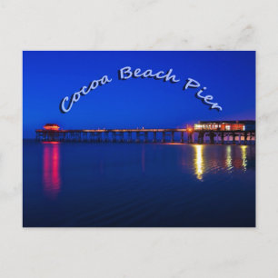 The Cocoa Beach Pier, Cocoa Beach, Florida, U.S.A. Postcard