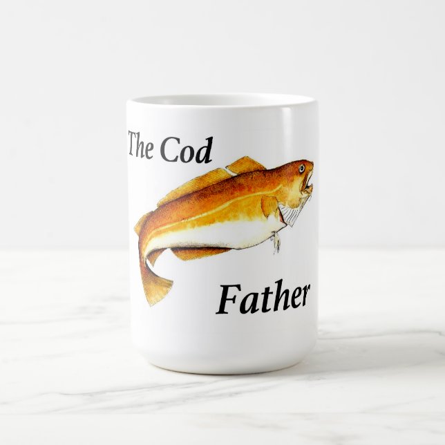 The Cod Father ideal fishing present. Coffee Mug (Center)