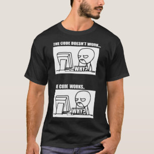 The Code Doesnt Work The Code Works Why Men Women T-Shirt